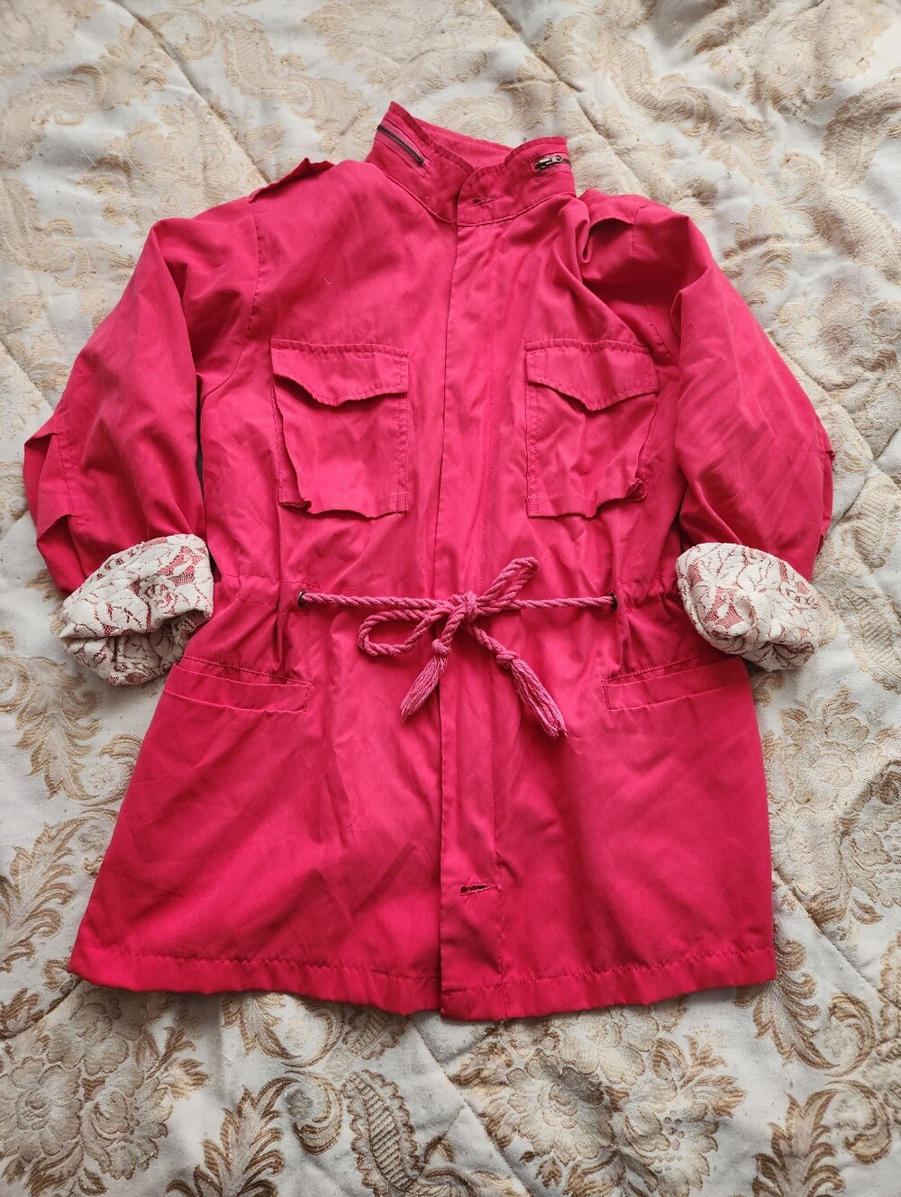 Pink Anorak Rain Coat size XS